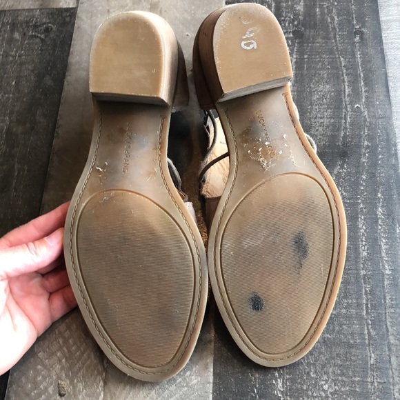 Lucky brand pull on suede stacked heels - Picture 10 of 11